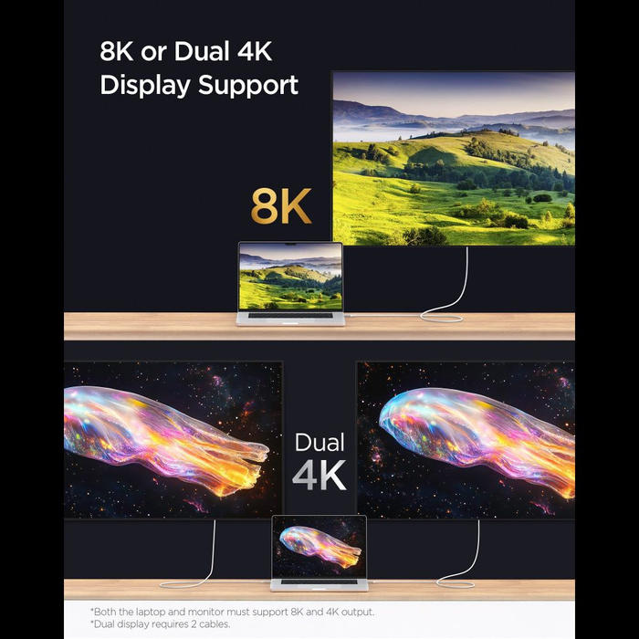 SPIGEN EB24012CC ESSENTIAL TYPE-C CABLE 240W 120CM WHITE