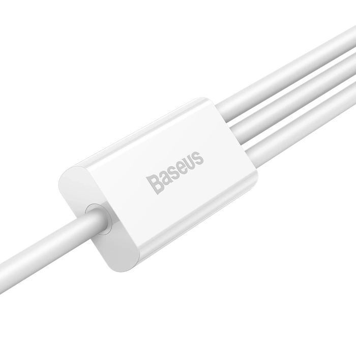 Kabel Baseus Superior Series USB-A - USB-C / Lightning / micro USB 3.5A 1m - biały