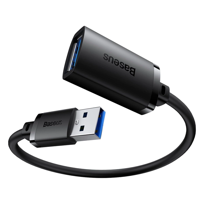 [PO ZWROCIE] Przedłużacz kabel USB 3.0 0.5m Baseus AirJoy Series - czarny