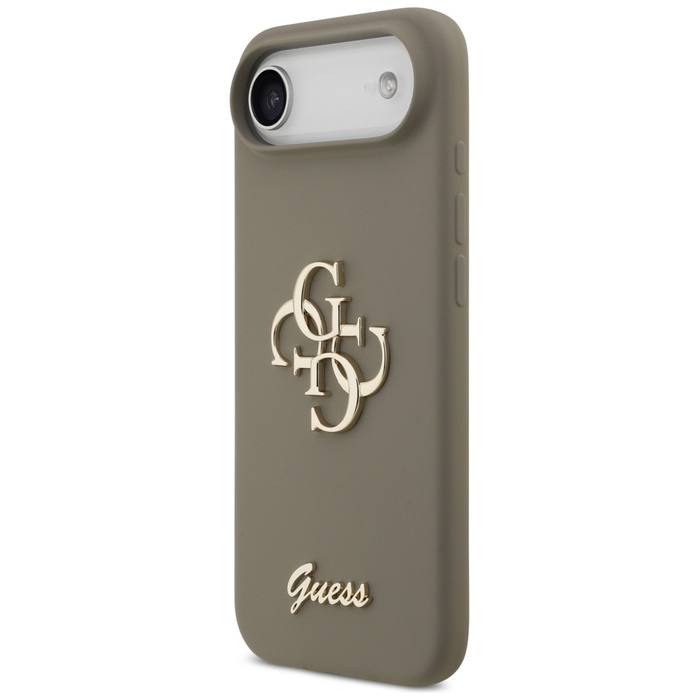 Etui Guess Silicone Big 4G Script do     iPhone Air brązowy