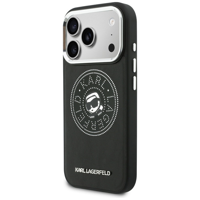 Etui Karl Lagerfeld Point & Karl Sketch  MagSafe do iPhone 17 Pro czarny