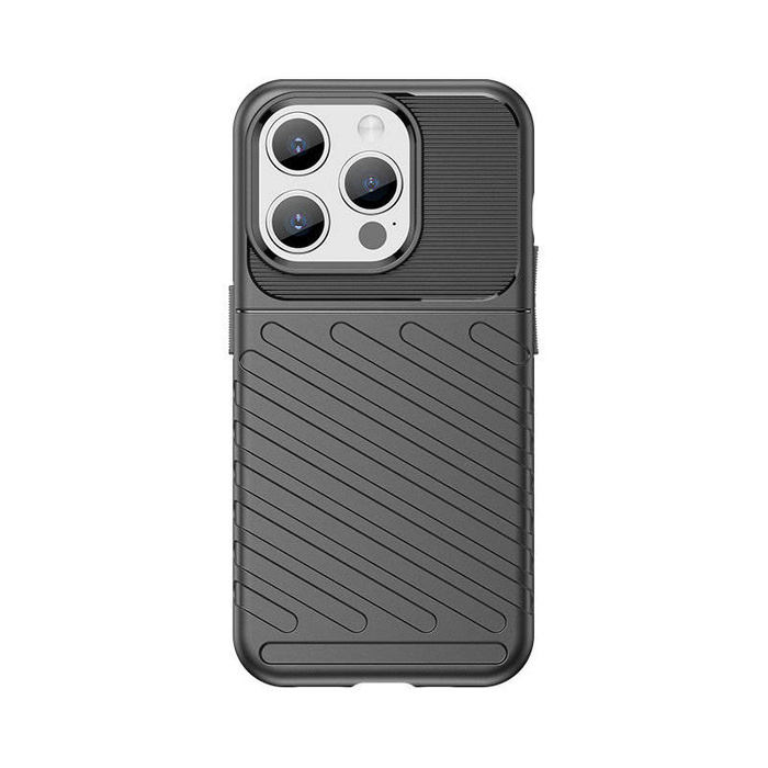 Etui Pancerne etui iPhone 15 Pro Thunder Case - czarne Case