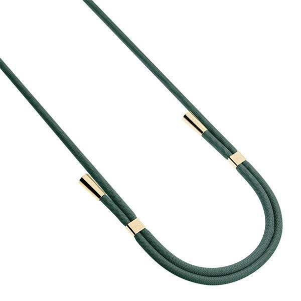 3MK EasyClip Dark Green (gold) smycz do telefonu