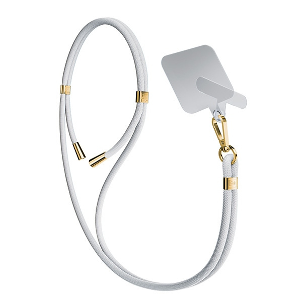 3MK EasyClip White (gold) Smycz do telefonu
