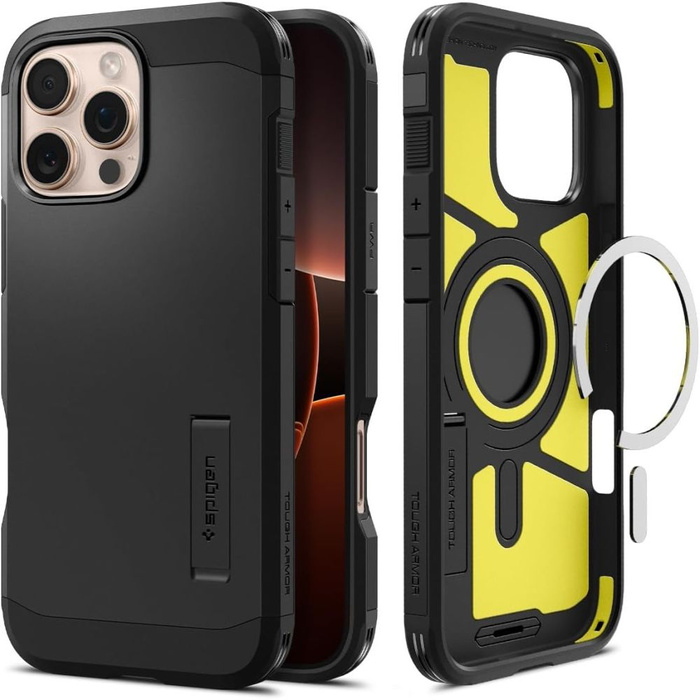 ETUI SPIGEN TOUGH ARMOR MAG MAGSAFE IPHONE 16 PRO MAX BLACK