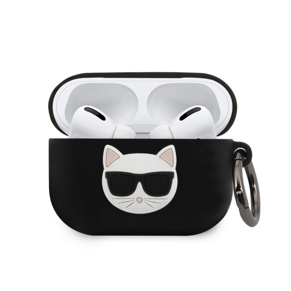Etui KARL LAGERFELD Apple AirPods Pro Silicone Choupette Czarny Case