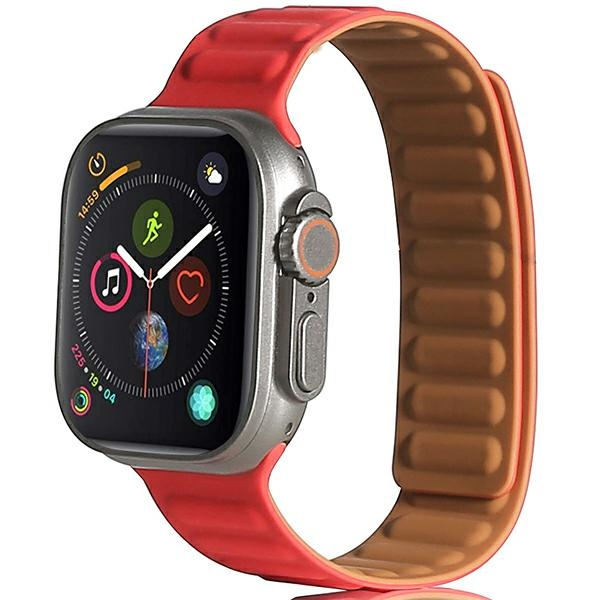 Beline pasek Apple Watch Magnetic38/40/41mm czerwony /red