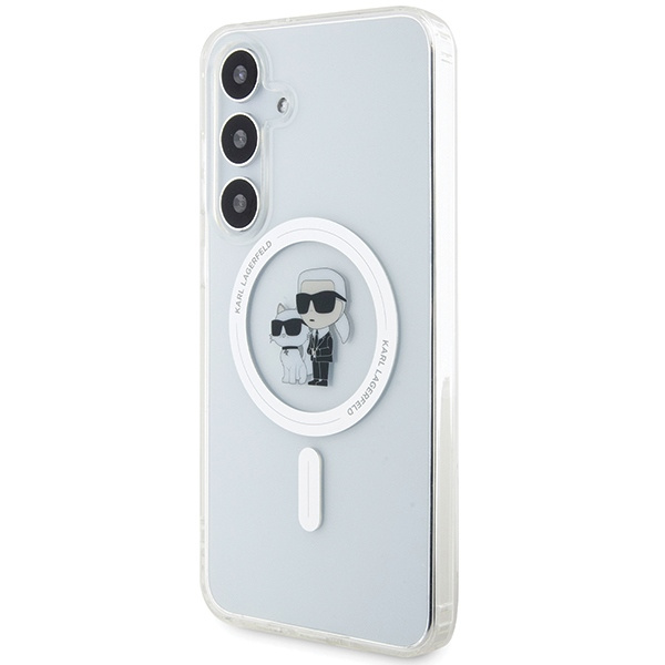 Etui Karl Lagerfeld KLHMS24MHGKCNOT Samsung Galaxy S24 Plus S926 transparent hardcase IML Karl&Choupette MagSafe Case