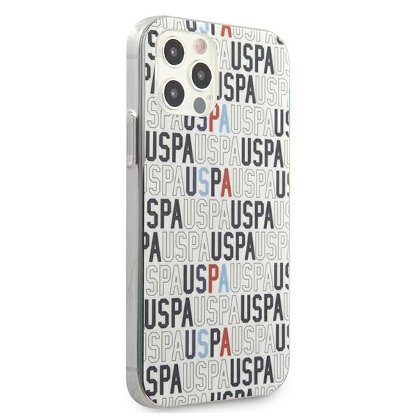 Etui US POLO Apple iPhone 12 Pro Max 6,7 Logo Mania Collection USHCP12LPCUSPA6 Biały Case