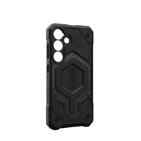 UAG Monarch Pro -  obudowa ochronna do Samsung Galaxy S25 5G z wbudowanym modułem magnetycznym (carbon fiber)