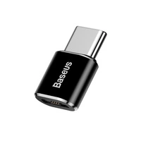 Adapter BASEUS Micro USB Do USB Type-C Czarny