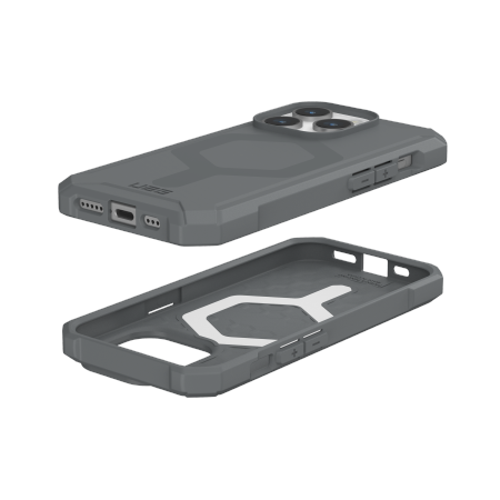 Etui UAG Essential Armor Magsafe - obudowa ochronna do iPhone 15 Pro kompatybilna z MagSafe (silver) Case
