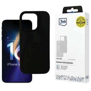 Etui 3MK Silicone Case iPhone 16 Pro Max 6.9" czarny/black