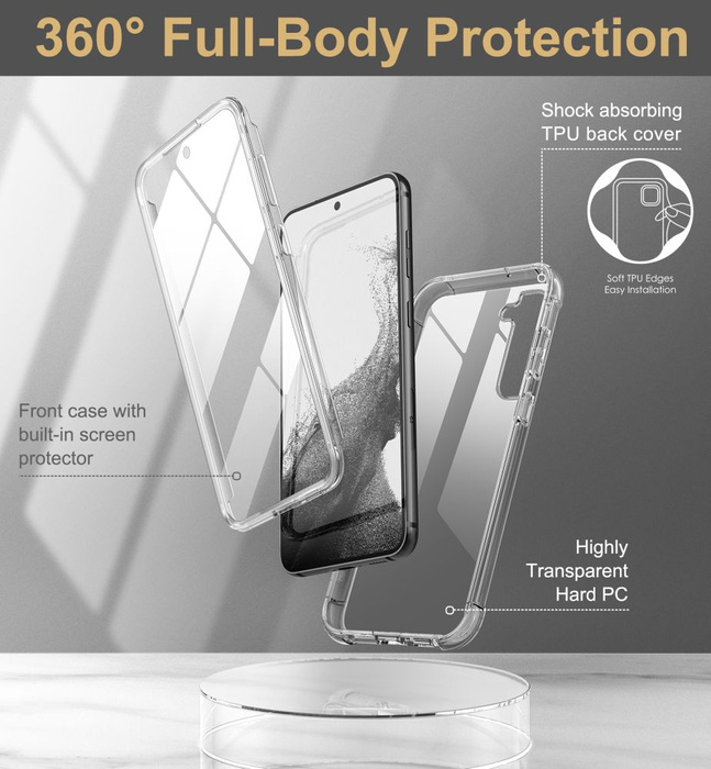 Etui Tech-protect Kevlar Galaxy S23 Plus Clear Case