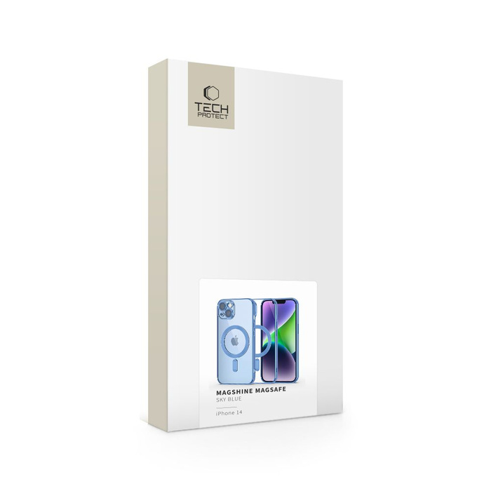 Etui Tech-protect Magshine Magsafe iPhone 14 Sky Blue Case