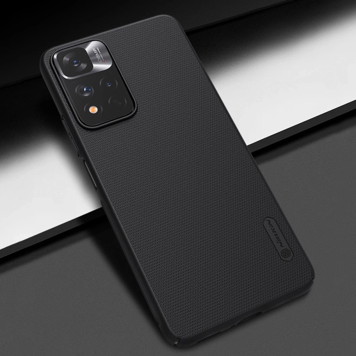 Nillkin Super Frosted Shield Pro wytrzymałe etui pokrowiec Xiaomi Redmi Note 11 Pro+ 5G czarny