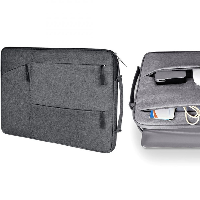 Etui TECH-PROTECT Pocket Laptop 14 Dark Grey Szare Case 