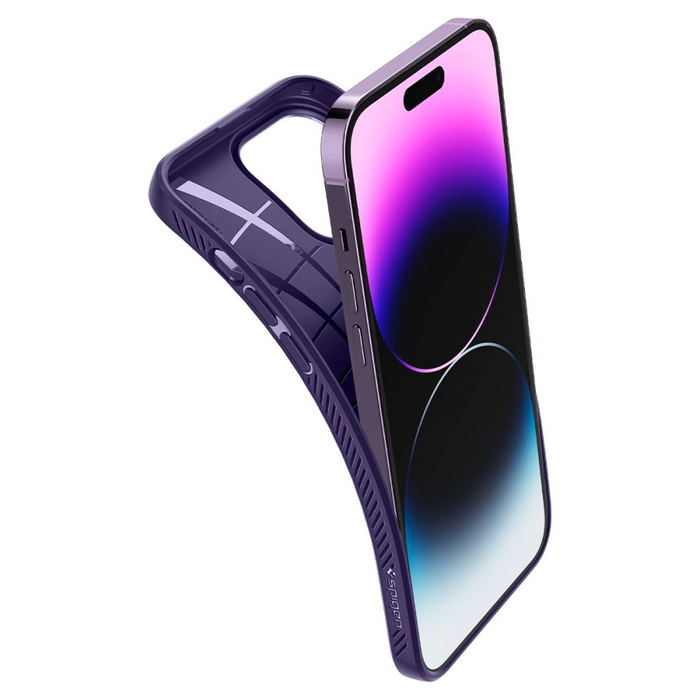 Etui Spigen Liquid Air iPhone 14 Pro Deep Purple Case