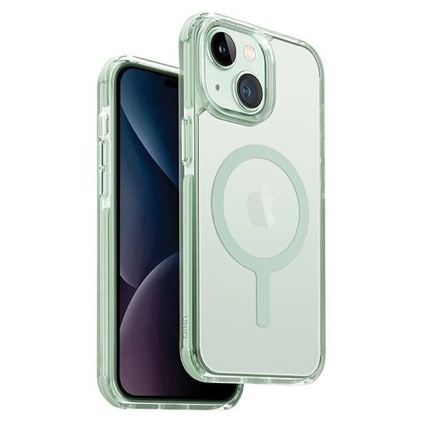 Etui UNIQ etui Combat iPhone 15 Plus / 14 Plus 6.7" Maglick Charging miętowy/cool mint Case