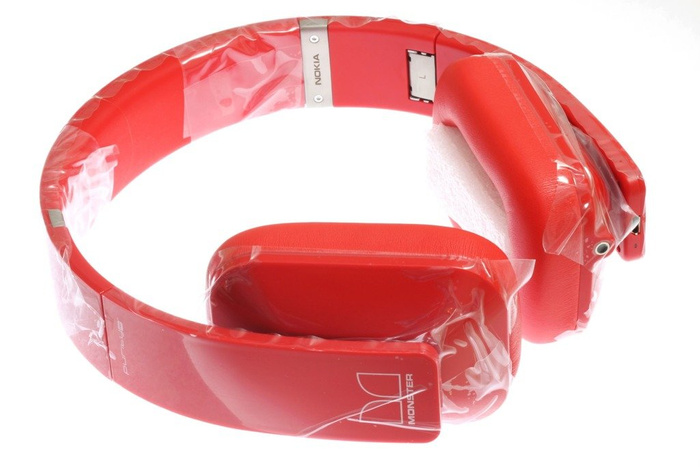 SŁUCHAWKI Nausze Bluetooth NOKIA Monster BH 940 Purity PRO Czerwone