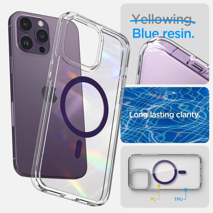 Etui Spigen Ultra Hybrid Mag Magsafe iPhone 14 Pro Max Deep Purplecase