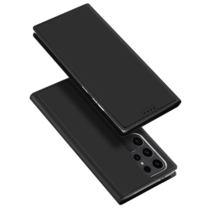 Etui Dux Ducis Skin Pro do Samsung Galaxy S24 Ultra z klapką - czarne
