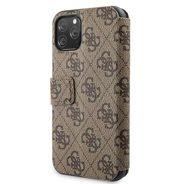 Etui Guess Apple iPhone 11 Pro brown/brązowy book 4G Case  