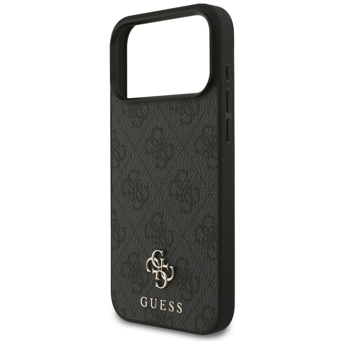 Etui Guess 4G Small Classic Logo MagSafe do iPhone 17 Pro Max czarny