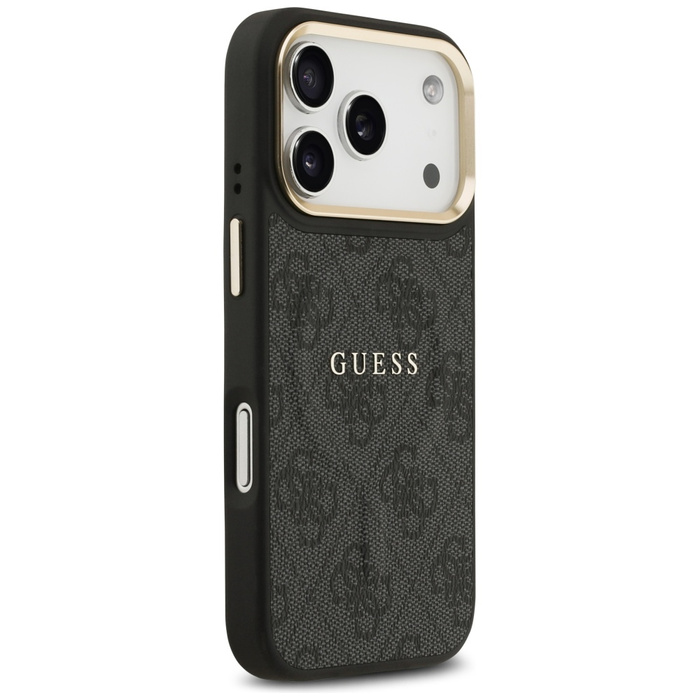 Etui Guess 4G PU Classic Logo MagSafe do iPhone 17 Pro czarny