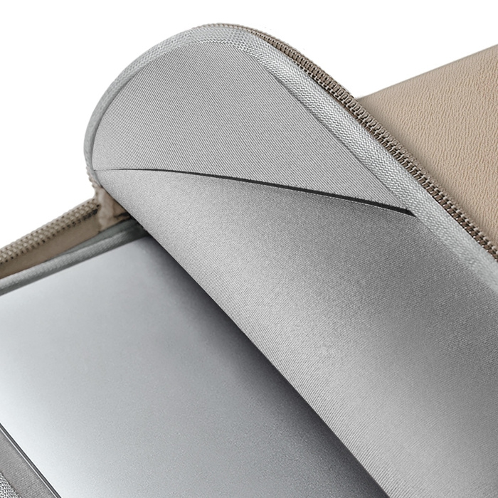UNIQ neoprene laptop Sleeve 14" Cyprus Water-Resistant Nude Brown