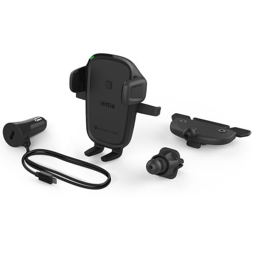 Uchwyt Samochodowy do kratki W Slot CD 2w1 IOTTIE Easy ONE Touch Wireless QI Z Ładowaniem Indukcyjnym