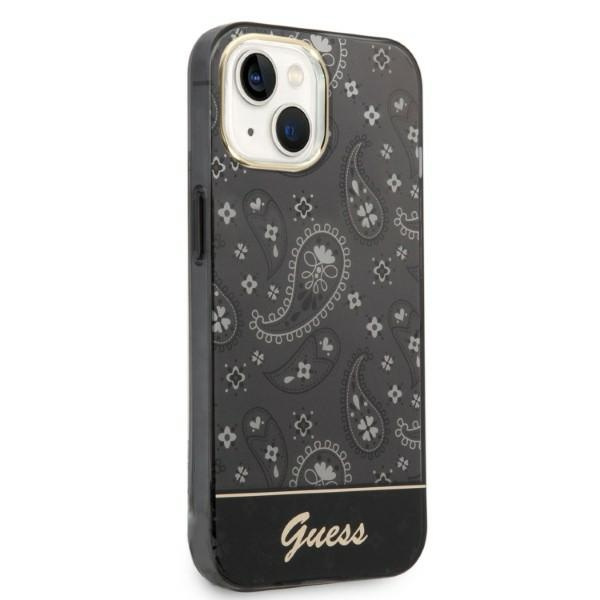 Etui GUESS Apple iPhone 14 Plus Bandana Paisley Czarny Hardcase