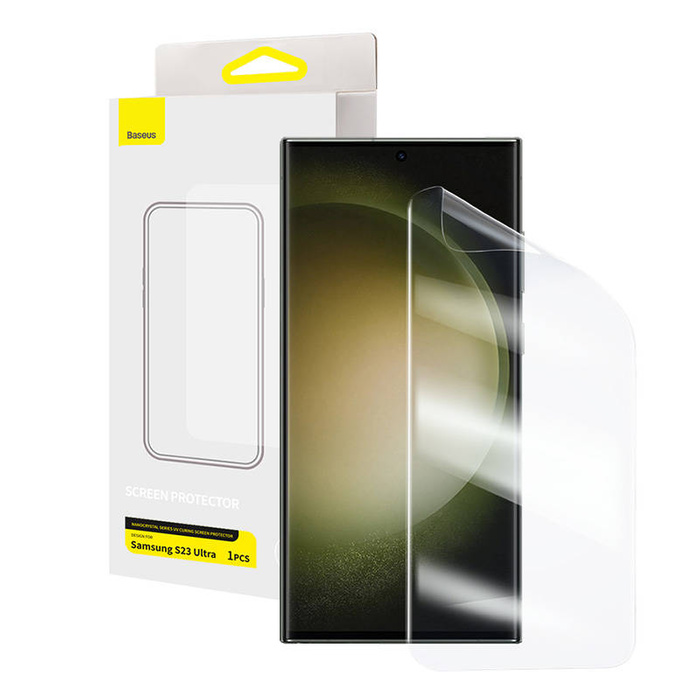 Folia ochronna Baseus utwardzana UV dla Samsung Galaxy S23 Ultra