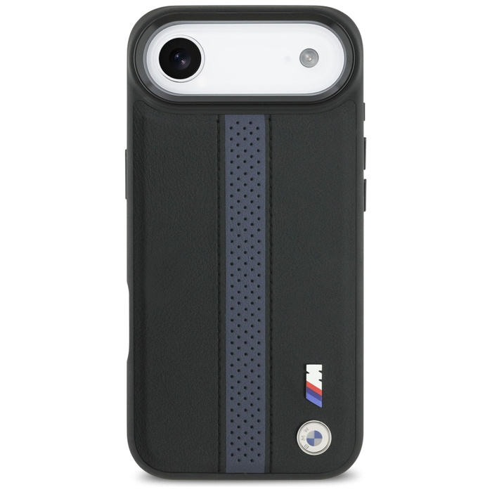 Etui BMW M Perforated Stripe Logo        MagSafe do iPhone 17 Air niebieski