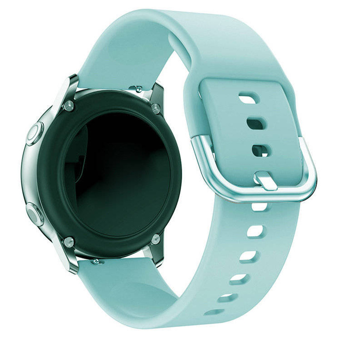 Silicone Strap TYS opaska do smartwatcha zegarka uniwersalna 20mm turkusowy