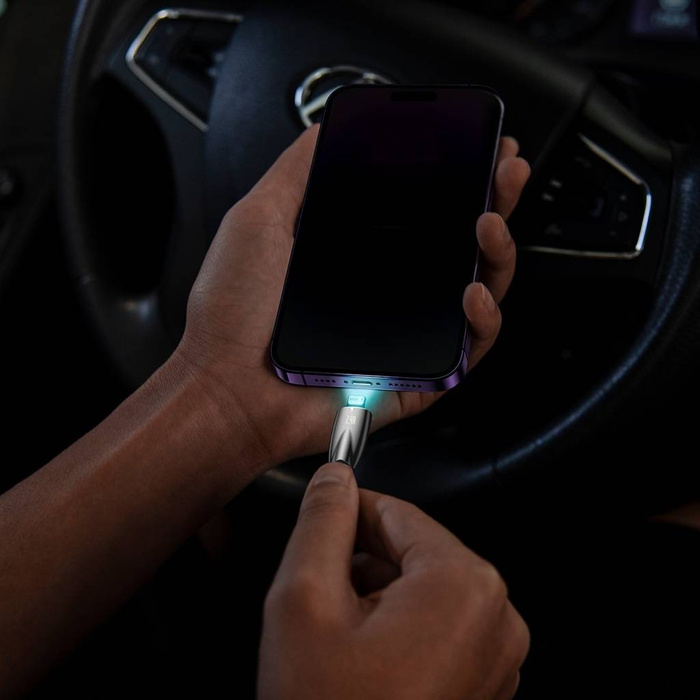 Baseus Glimmer Series kabel z szybkim ładowaniem USB - Lightning 480Mb/s 2.4A 1m czarny