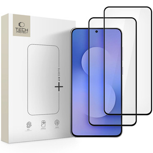 SZKŁO HARTOWANE TECH-PROTECT GLASS FIT+ 2-PACK GALAXY S25 FE BLACK