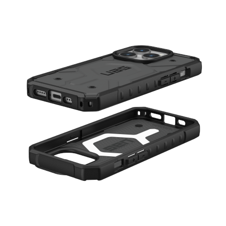 Etui UAG Pathfinder Magsafe - obudowa ochronna do iPhone 15 Pro kompatybilna z MagSafe (silver) Case