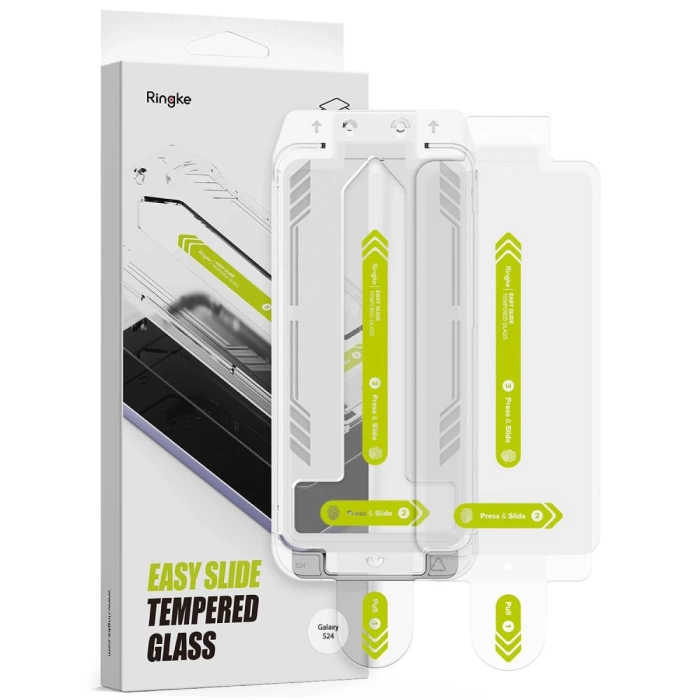 Szkło Hartowane Ringke Easy Slide 2-pack Galaxy S24 Clear
