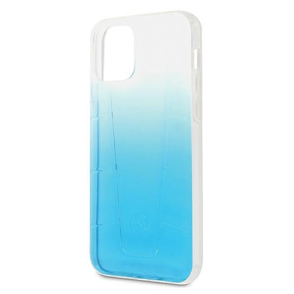 Etui Mercedes Apple iPhone 12 Pro Max Transparent Line Niebieski Case