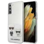 Etui KARL LAGERFELD Samsung Galaxy S21 Plus Karl & Choupette Bezbarwny Hardcase