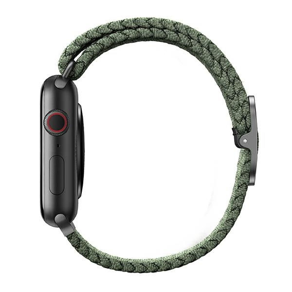UNIQ pasek Aspen Apple Watch 40/38/41mm Braided zielony/cypress green