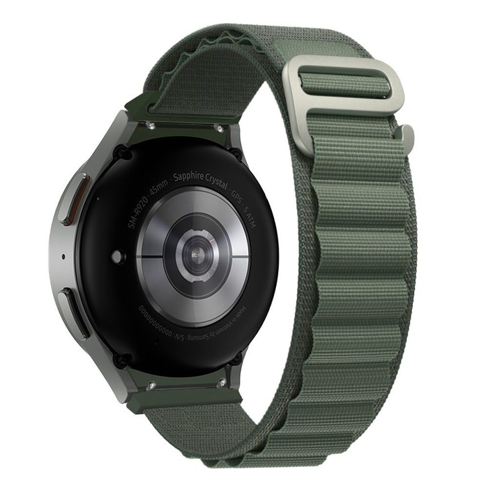 Pasek Tech-Protect Nylon Pro Samsung Galaxy Watch 4 / 5 / 5 Pro (40 / 42 / 44 / 45 / 46 Mm) Military Green
