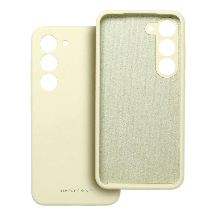 Futerał Roar Cloud-Skin - do Samsung Galaxy A55 5G Jasnożółty