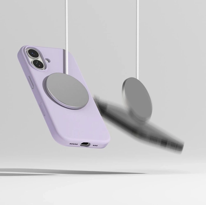 RINGKE SILICONE MAGNETIC MAGSAFE IPHONE 17 LIGHT PURPLE