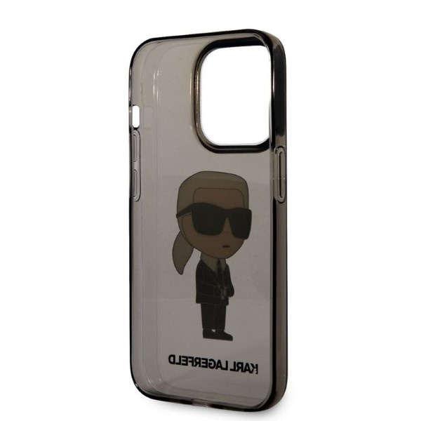 Etui KARL LAGERFELD Apple iPhone 14 Pro Max Ikonik Karl Lagerfeld Czarny Hardcase