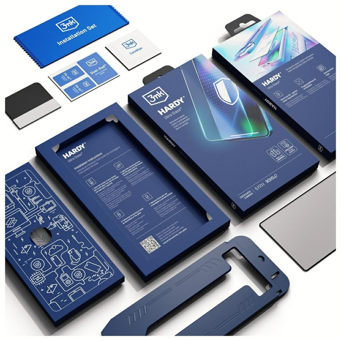 Szkło hartowane 3MK HARDY Ultra Glass do Apple iPhone 16e