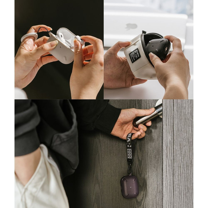 Etui RINGKE ONYX APPLE AIRPODS PRO 1 / 2 WARM GREY