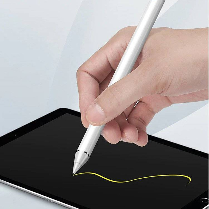 Cartinoe pojemnościowy rysik stylus pen do iPad z cienką końcówką 1,5 mm biały