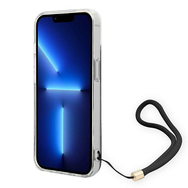 Etui GUESS Apple iPhone 14 Plus 4G Print Strap Czarny Hardcase